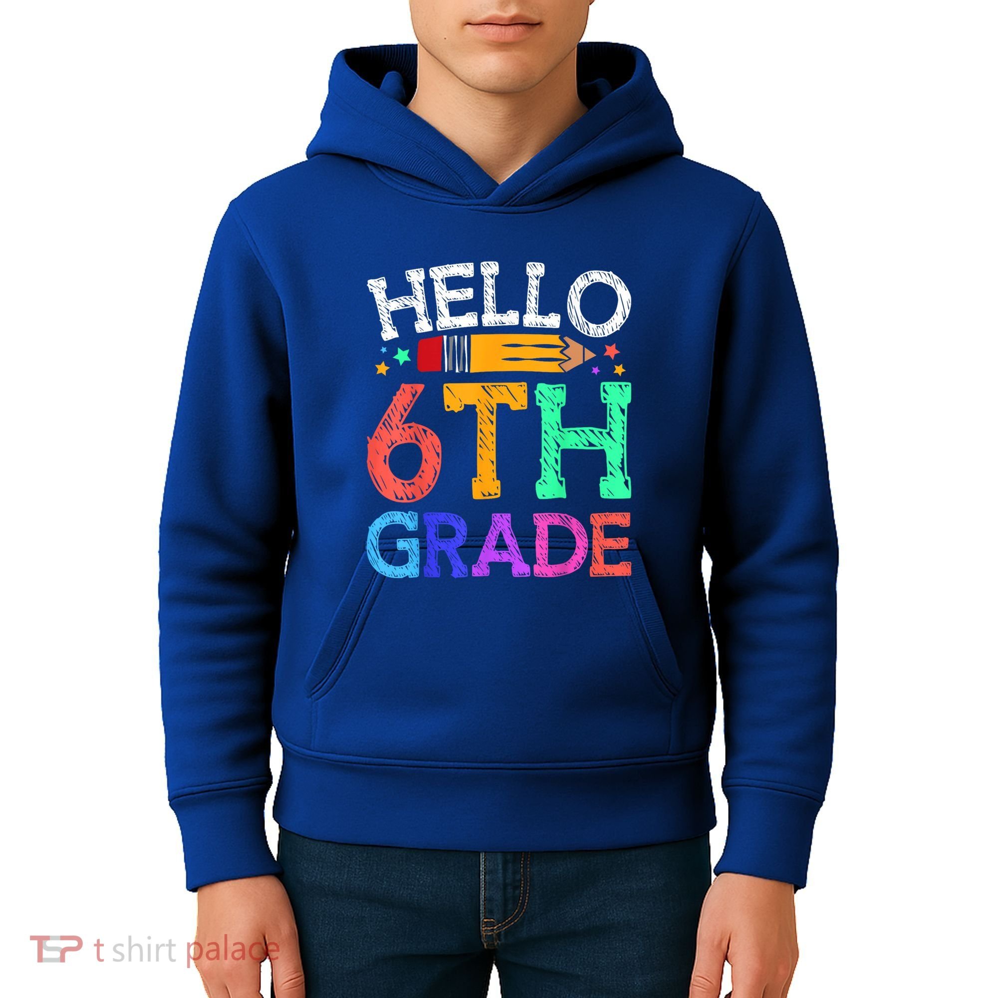 Hello Sixth 6Th Grade Back To School Students Teachers Gift Kids Hoodie