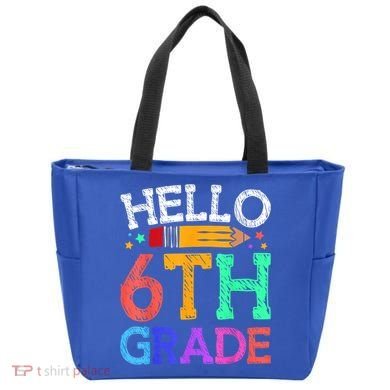 Hello Sixth 6Th Grade Back To School Students Teachers Gift Tote Bag