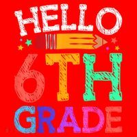 Hello Sixth 6Th Grade Back To School Students Teachers Gift Santa Hat thumb 1