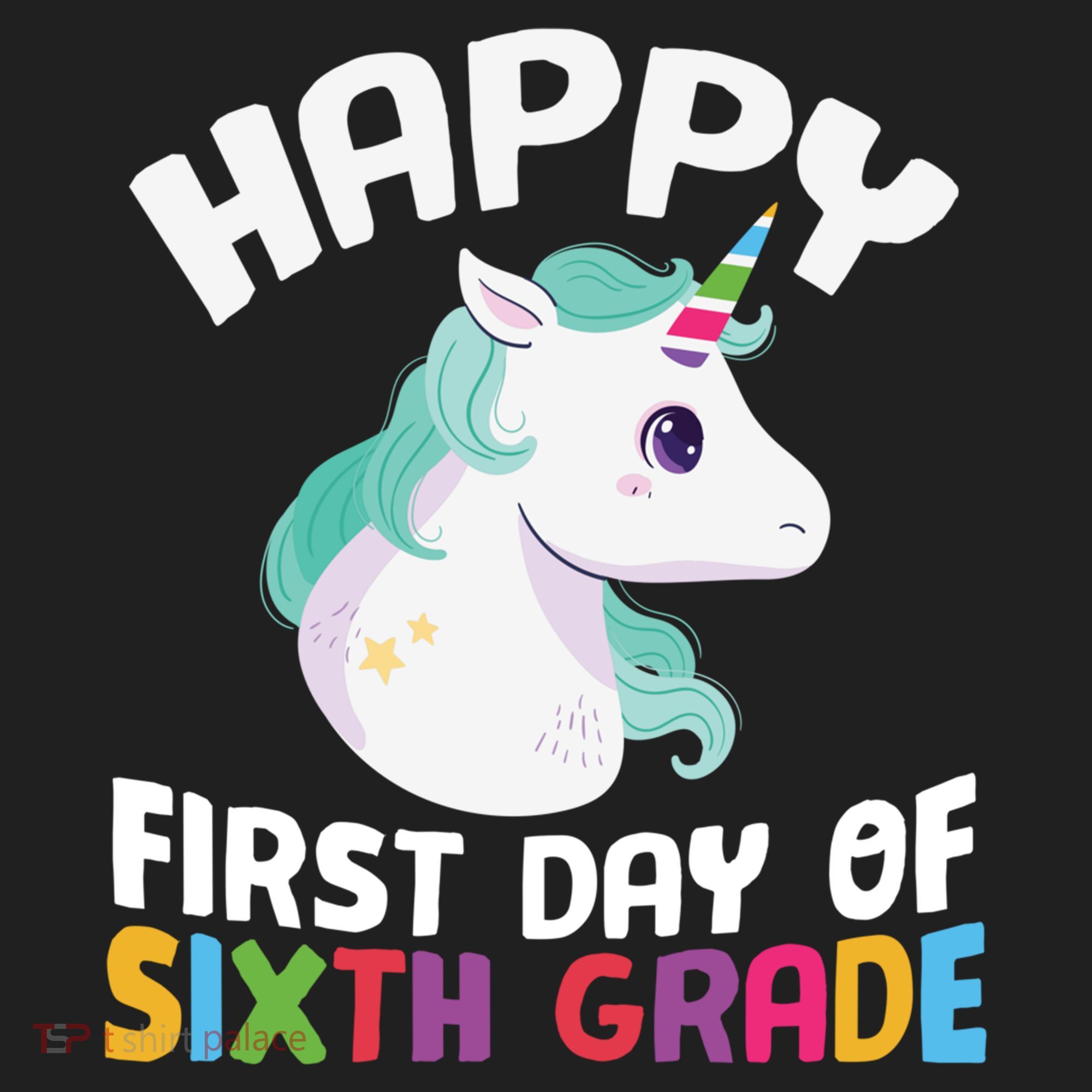 Happy Sixth 6Th Grade Back School 1St Day Of School Unicorn Gift Beanie