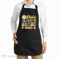 Hello Seventh 7th Grade Back To School Teachers Apron thumb 2