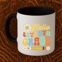 Hello Seventh 7th Grade Back To School Teachers Coffee Mug thumb 2