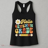 Hello Seventh 7th Grade Back To School Teachers Women's Tank Top thumb 3