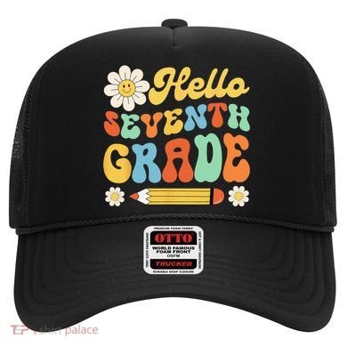 Hello Seventh 7th Grade Back To School Teachers Hat