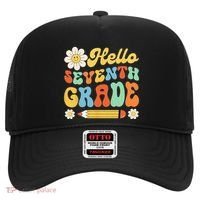 Hello Seventh 7th Grade Back To School Teachers Hat thumb 0
