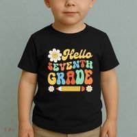 Hello Seventh 7th Grade Back To School Teachers Toddler T-Shirt thumb 2