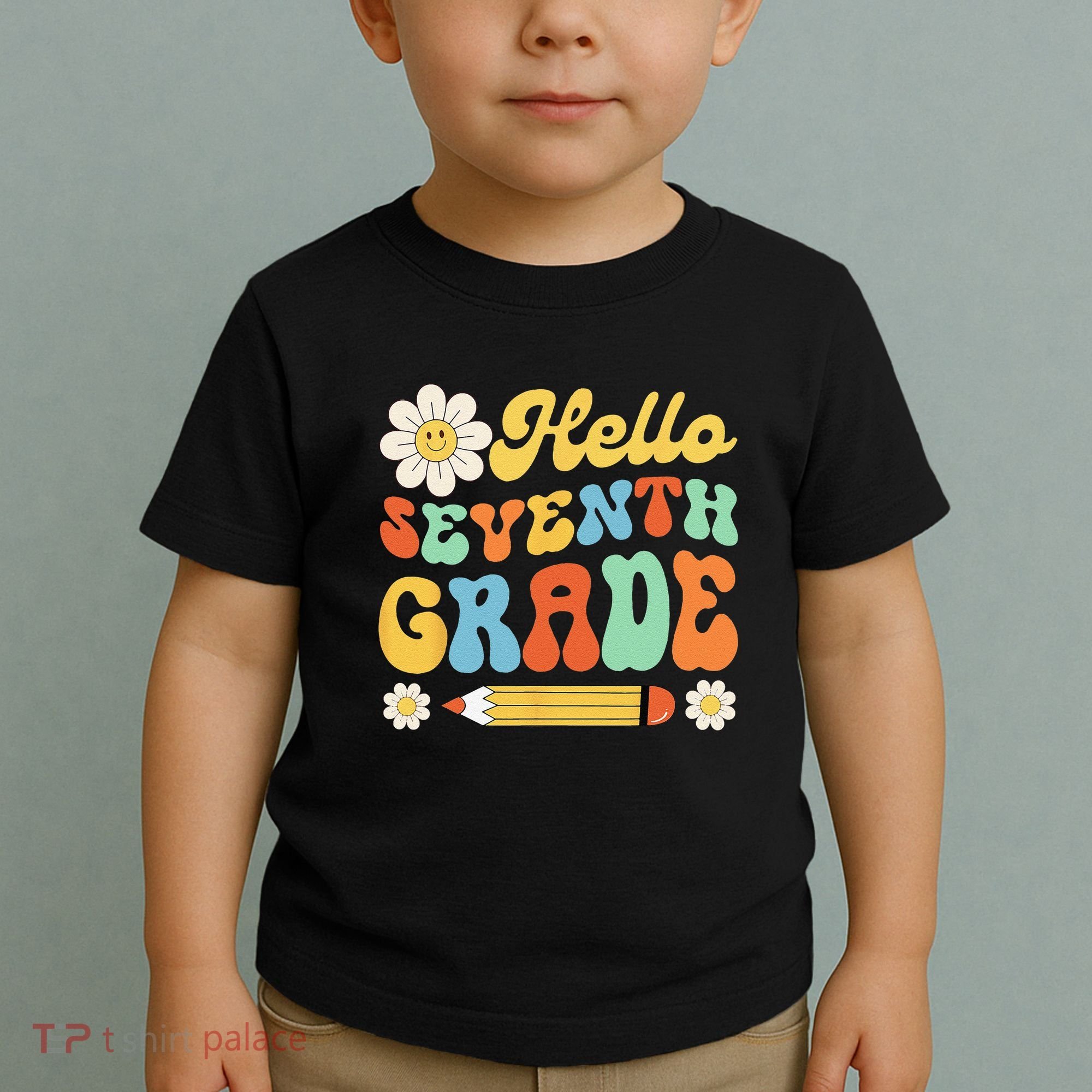 Hello Seventh 7th Grade Back To School Teachers Toddler T-Shirt