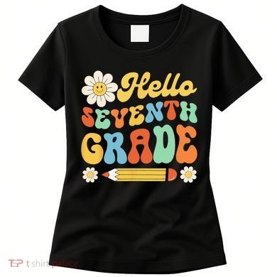 Hello Seventh 7th Grade Back To School Teachers Women's T-Shirt