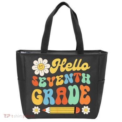 Hello Seventh 7th Grade Back To School Teachers Tote Bag