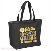 Hello Seventh 7th Grade Back To School Teachers Tote Bag thumb 2