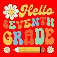 Hello Seventh 7th Grade Back To School Teachers Santa Hat thumb 1