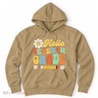 Hello Seventh 7th Grade Back To School Teachers Hoodie thumb 0