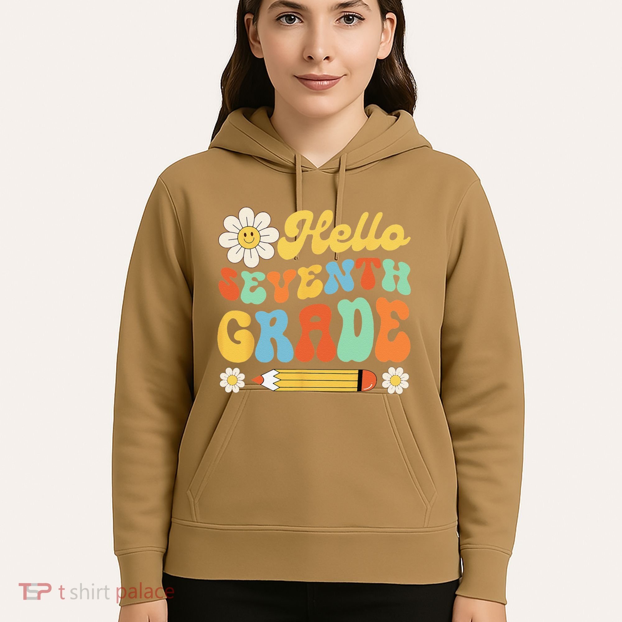 Hello Seventh 7th Grade Back To School Teachers Hoodie