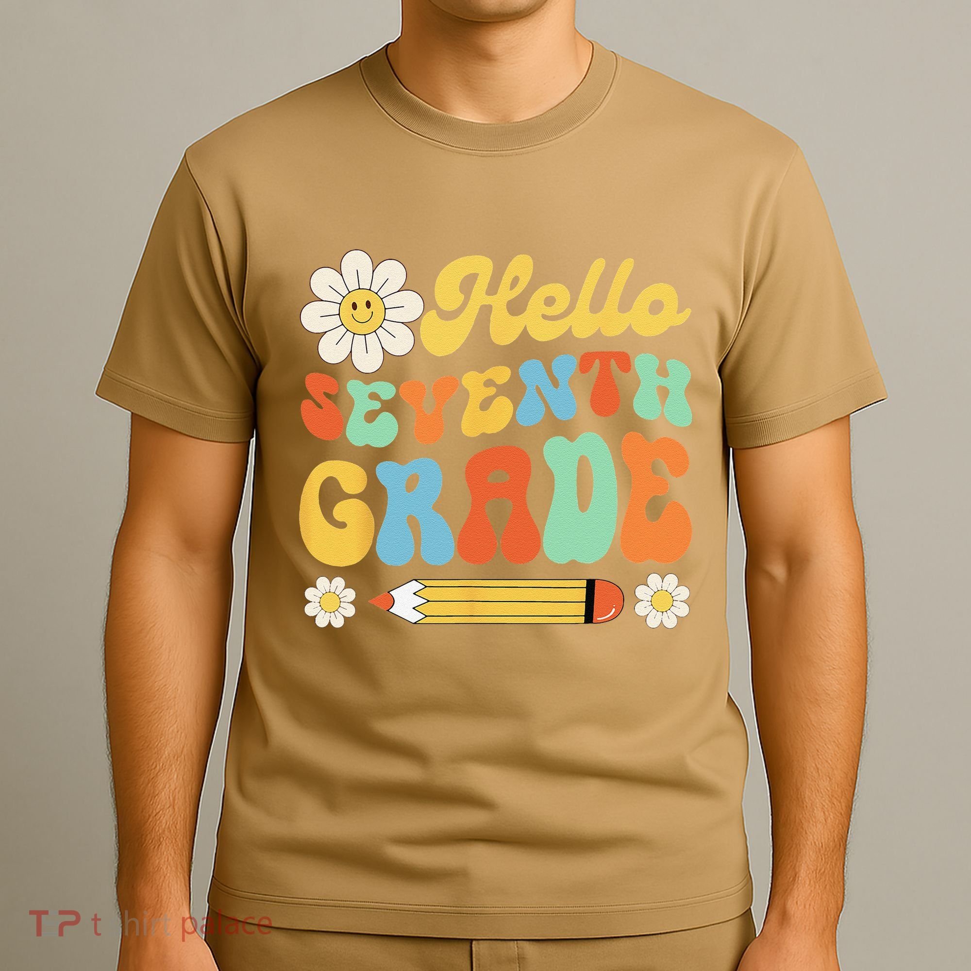 Hello Seventh 7th Grade Back To School Teachers T-Shirt