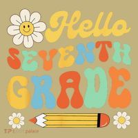 Hello Seventh 7th Grade Back To School Teachers Mousepad thumb 1