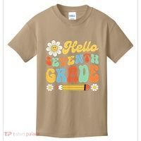 Hello Seventh 7th Grade Back To School Teachers Kids T-Shirt thumb 0
