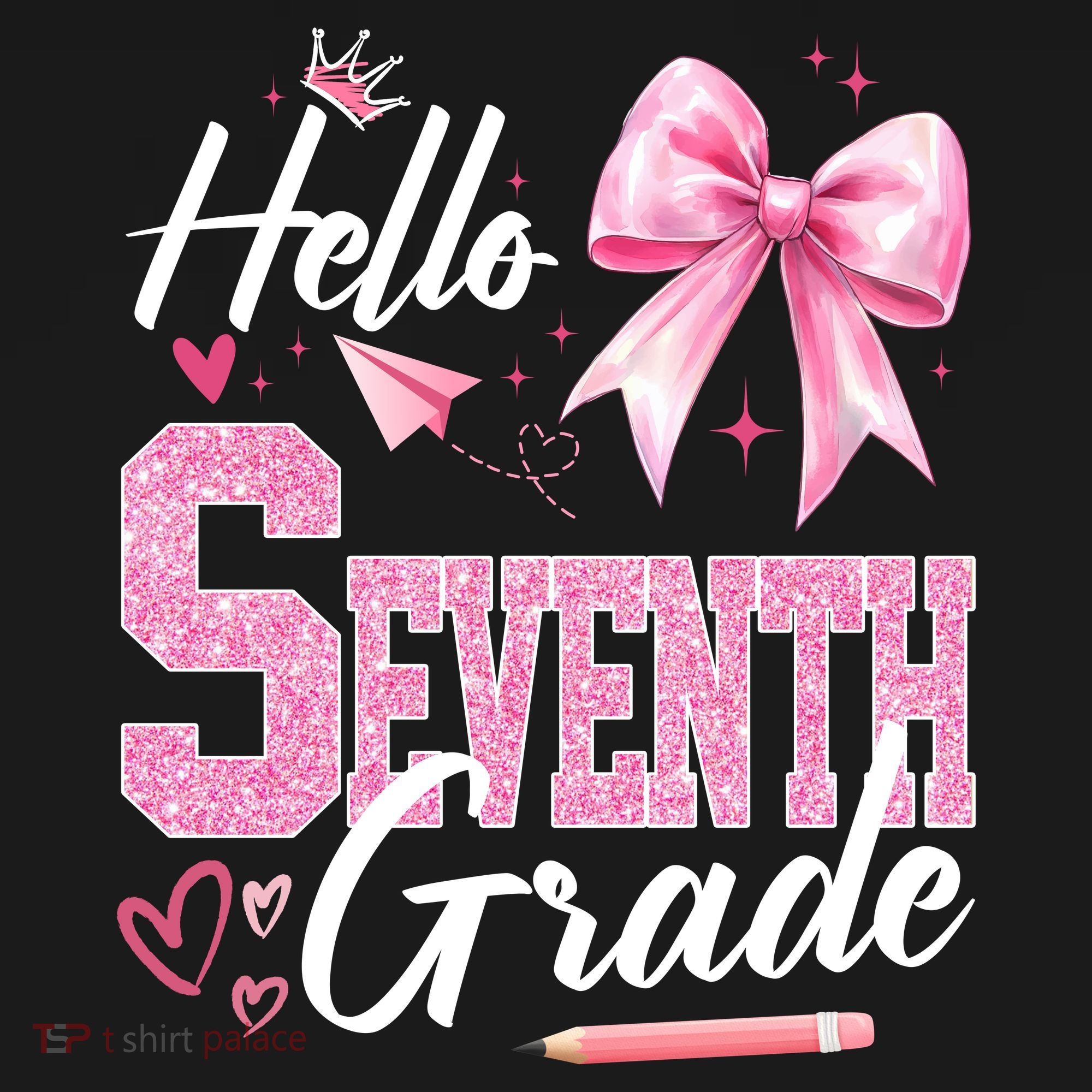 Hello Seventh 7th Grade First Day Of School Coquette Teacher Women's Tank Top