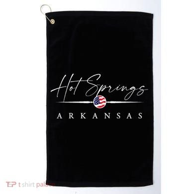 Hot Springs Arkansas Golf Towel