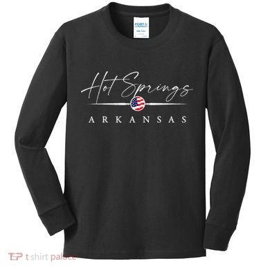 Hot Springs Arkansas Kids Long Sleeve Shirt