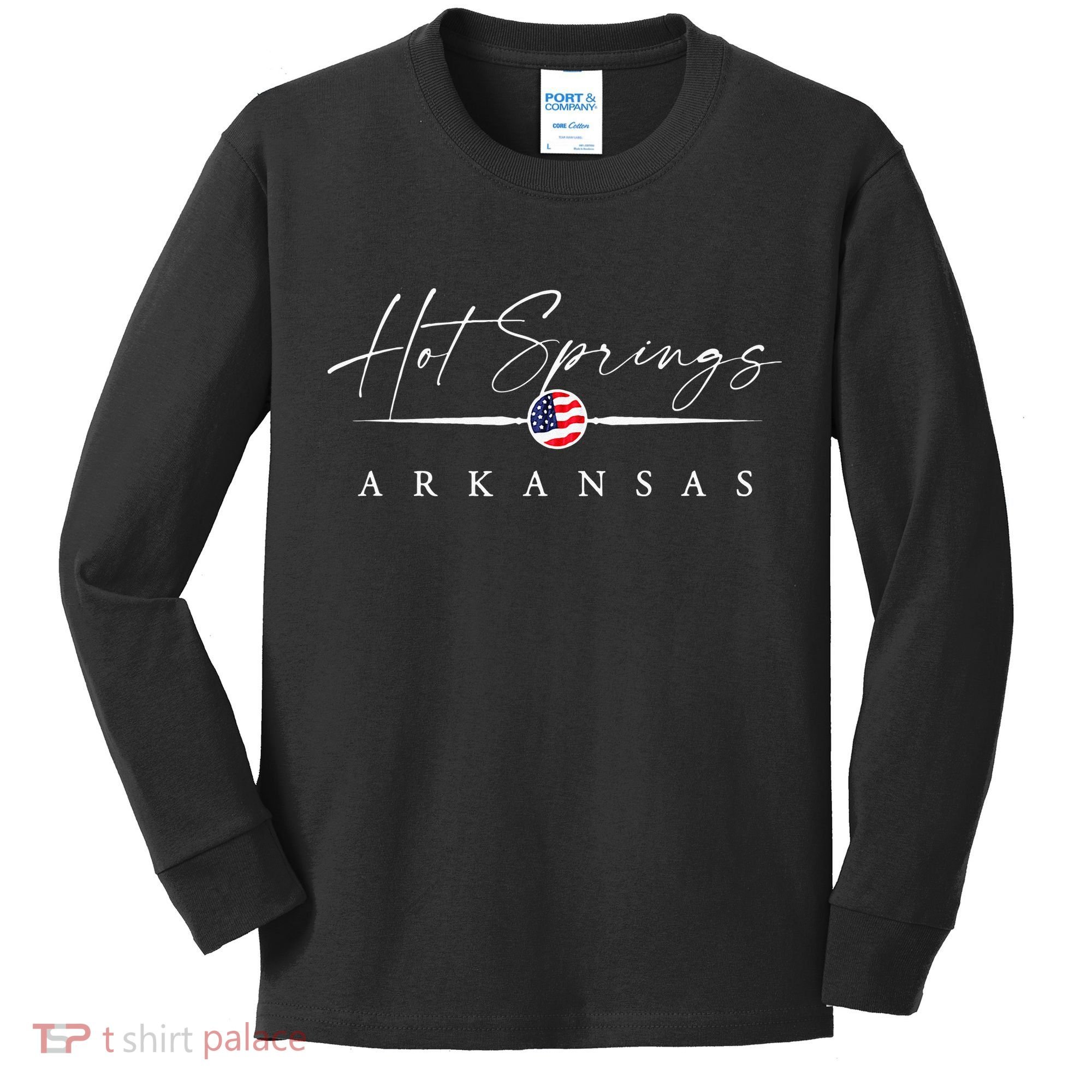 Hot Springs Arkansas Kids Long Sleeve Shirt