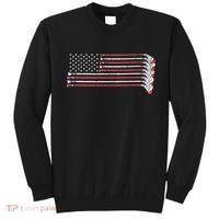 Hockey Sticks American Flag Sweatshirt thumb 0