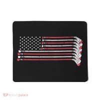 Hockey Sticks American Flag Mousepad thumb 0