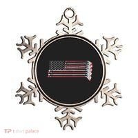 Hockey Sticks American Flag Ornament thumb 0