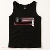 Hockey Sticks American Flag Tank Top thumb 2