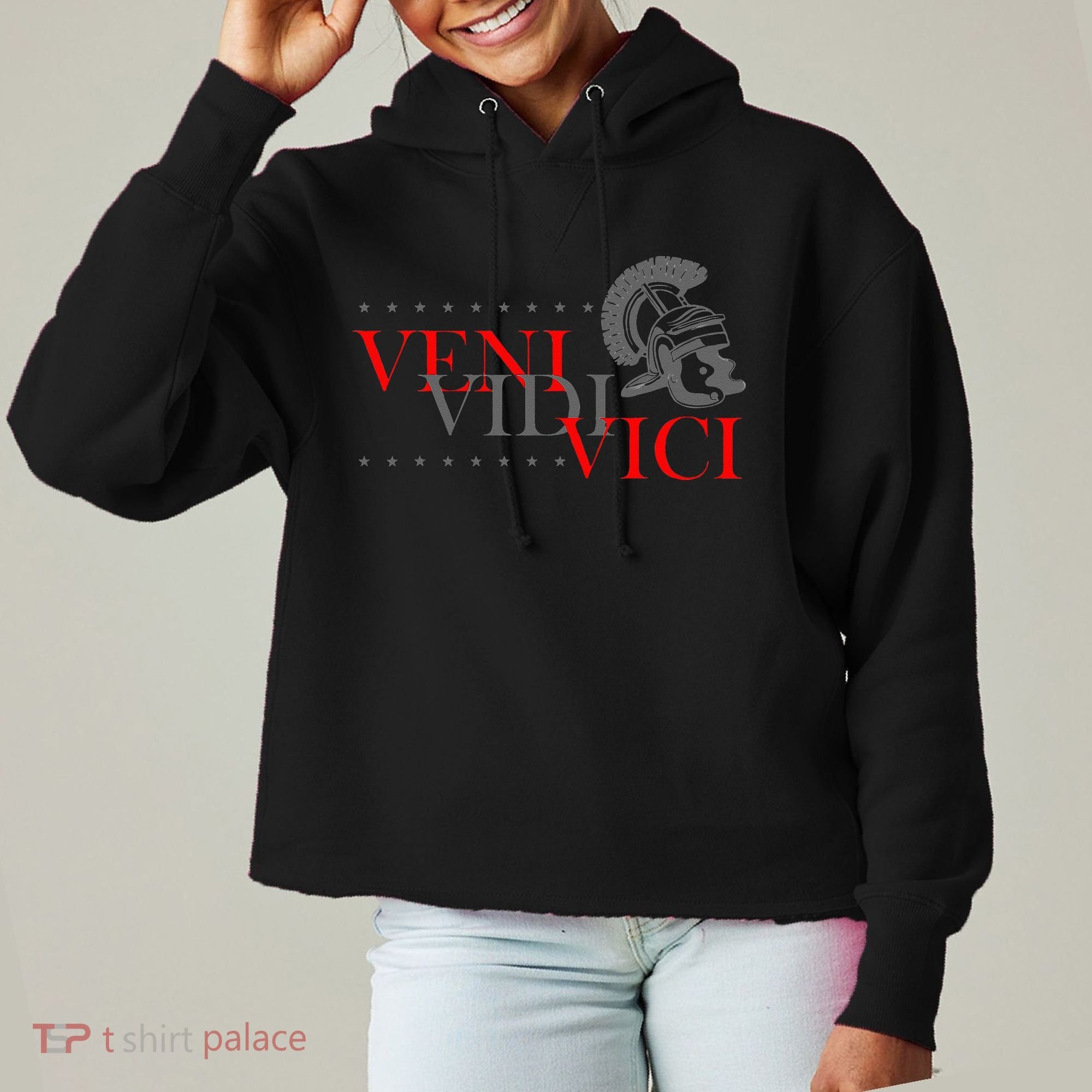 History Students And History Lover For Veni Vidi Vici Ladies Heavyweight Boxy Pullover Hoodie