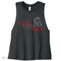 History Students And History Lover For Veni Vidi Vici Women's Racerback Cropped Tank thumb 0