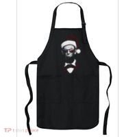 Hipster Santa Abraham Lincoln Apron thumb 0