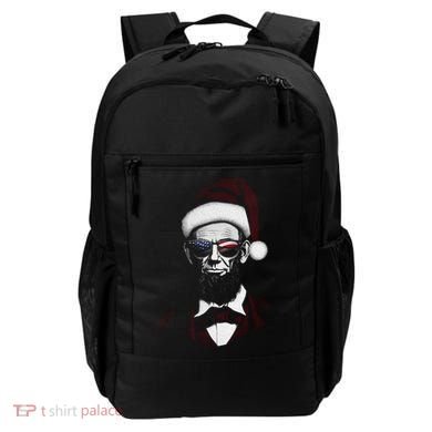 Hipster Santa Abraham Lincoln Backpack