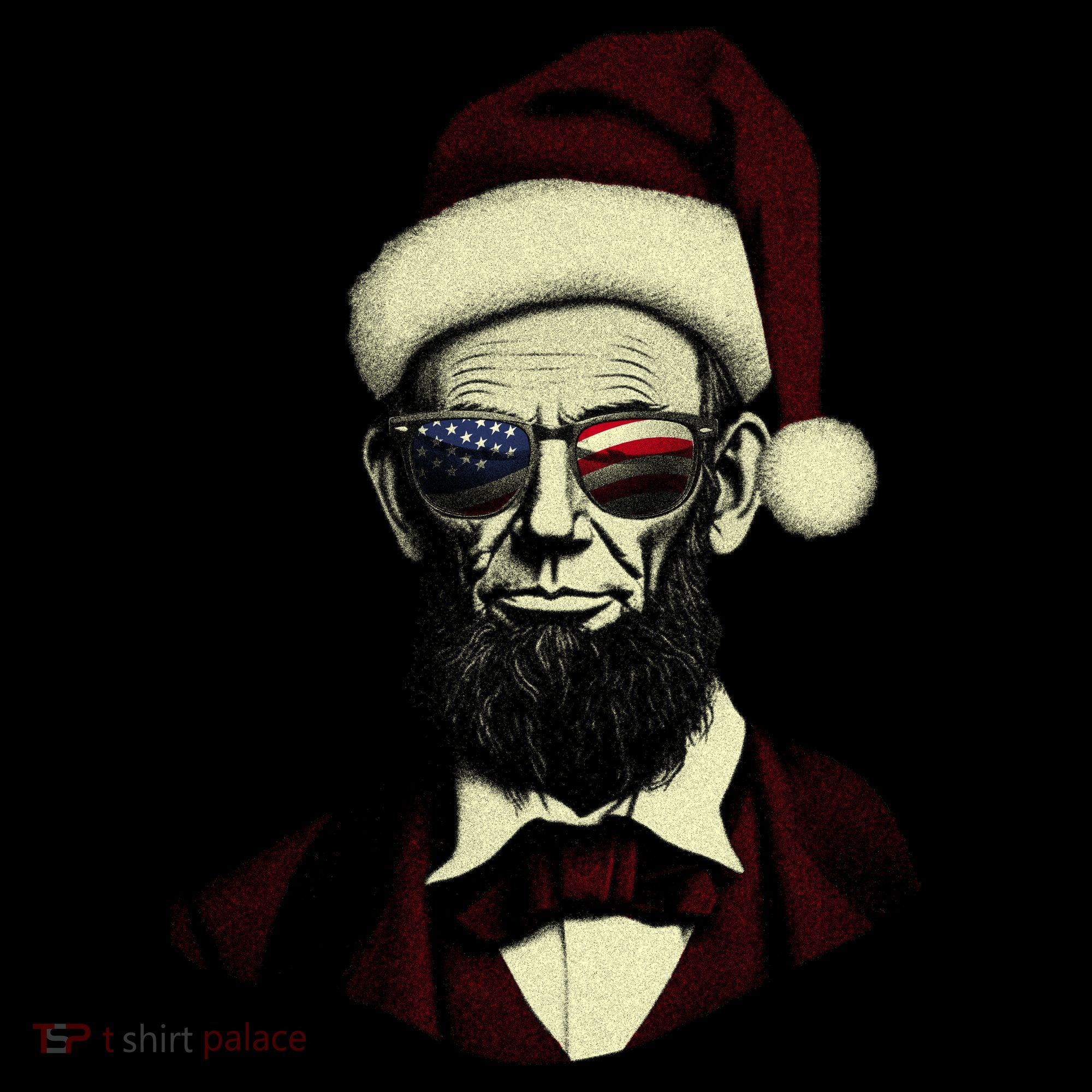 Hipster Santa Abraham Lincoln Coffee Mug