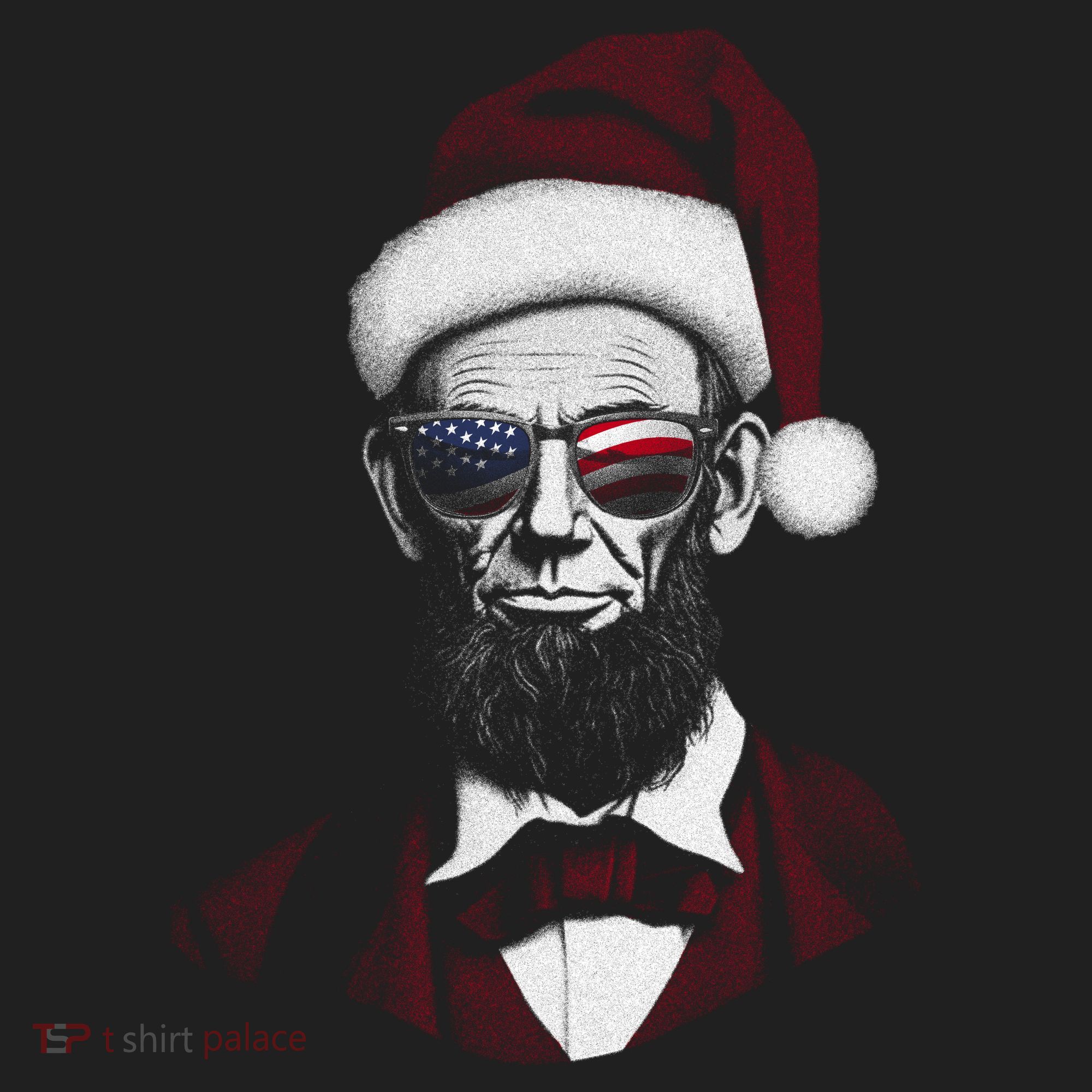 Hipster Santa Abraham Lincoln Beanie