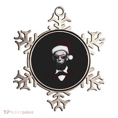 Hipster Santa Abraham Lincoln Ornament