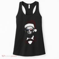Hipster Santa Abraham Lincoln Women's Tank Top thumb 0