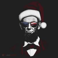 Hipster Santa Abraham Lincoln Hat thumb 2