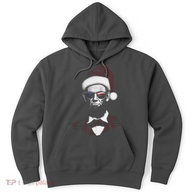 Hipster Santa Abraham Lincoln Hoodie