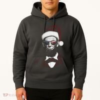 Hipster Santa Abraham Lincoln Hoodie thumb 2