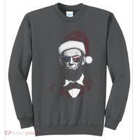 Hipster Santa Abraham Lincoln Sweatshirt thumb 0