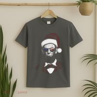 Hipster Santa Abraham Lincoln T-Shirt thumb 2