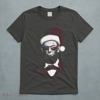 Hipster Santa Abraham Lincoln T-Shirt thumb 5