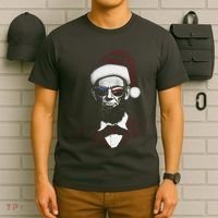 Hipster Santa Abraham Lincoln T-Shirt thumb 6