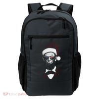 Hipster Santa Abraham Lincoln Backpack thumb 0