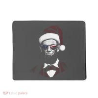 Hipster Santa Abraham Lincoln Mousepad thumb 0