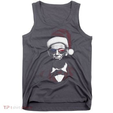 Hipster Santa Abraham Lincoln Tank Top