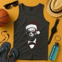Hipster Santa Abraham Lincoln Tank Top thumb 4