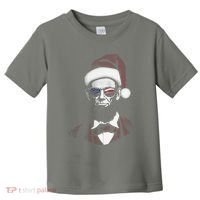 Hipster Santa Abraham Lincoln Toddler T-Shirt thumb 0