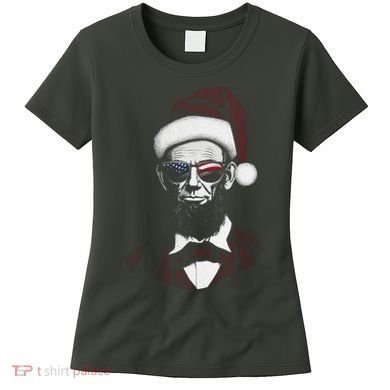 Hipster Santa Abraham Lincoln Women's T-Shirt