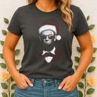Hipster Santa Abraham Lincoln Women's T-Shirt thumb 2